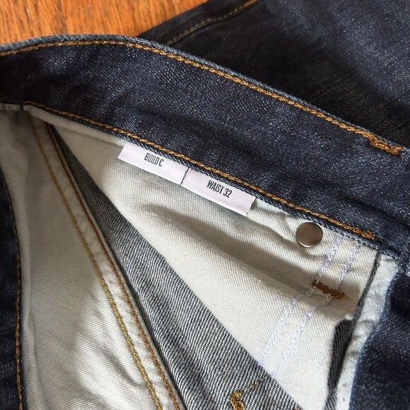 SPOKE Build C Men's‎ 32 X 33 Dark Wash Denim Straight Leg Jeans - Picture 4 of 7